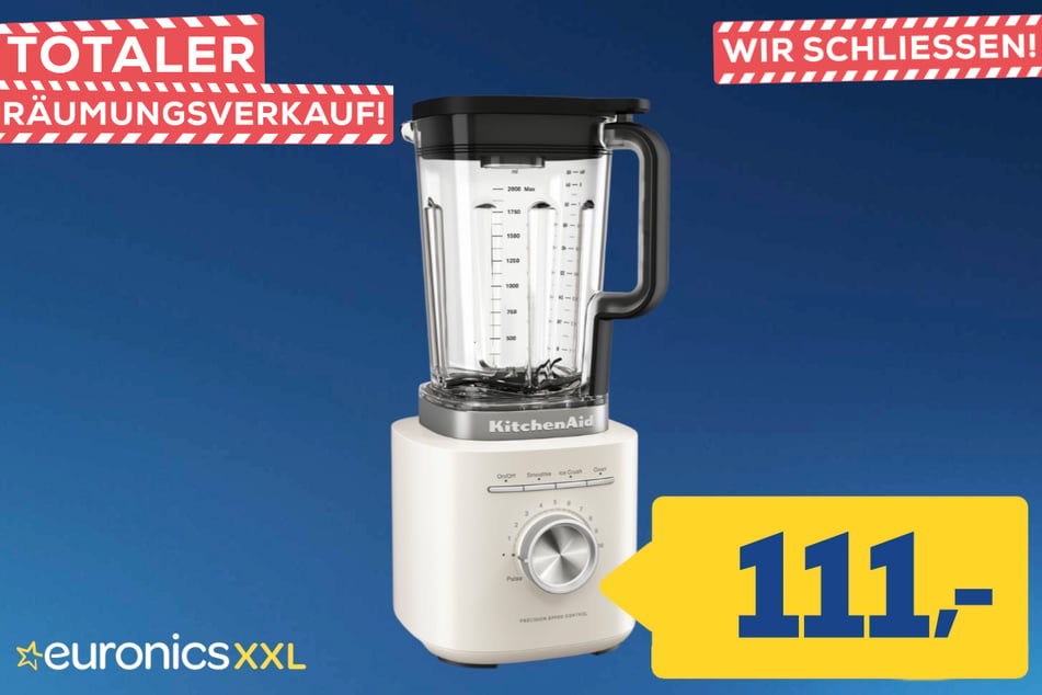 KitchenAid-Standmixer 5KSB2073EPL Pure Power für 111 Euro.