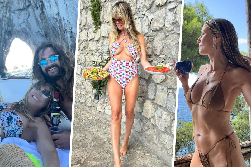 Heidi Klum (50) genießt ihren Urlaub auf Capri.