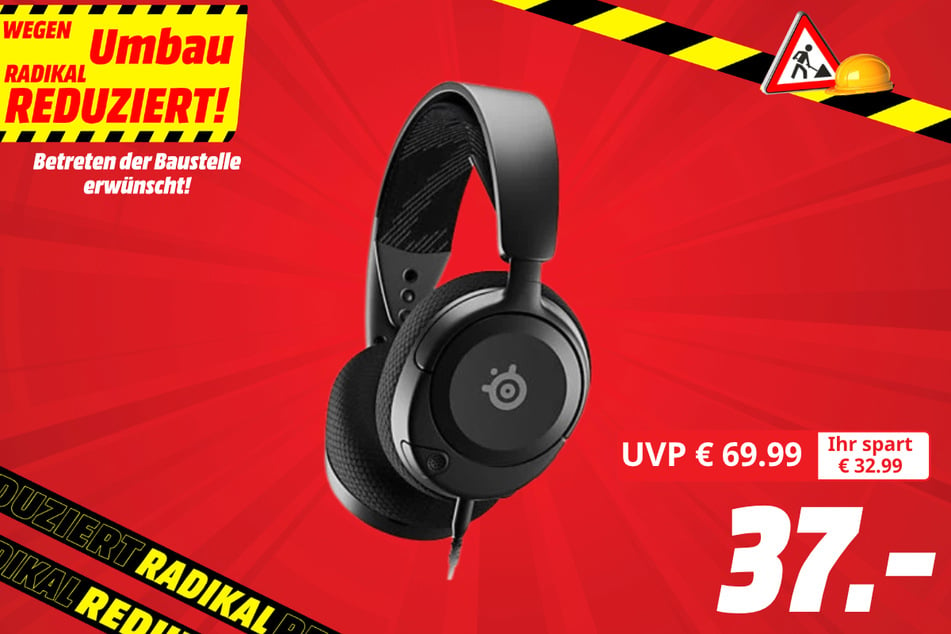 Steelseries-Headset für 37 statt 69,99 Euro.