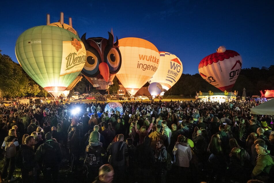 Das Ballonglühen ist jedes Jahr ein Chemnitzer Highlight.