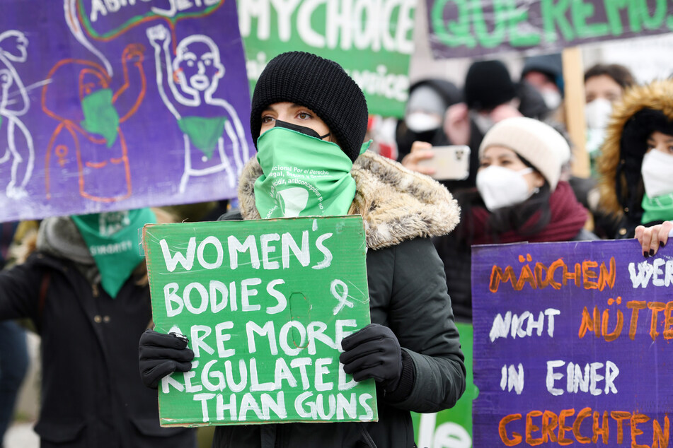 Im Mai 2022 begannen lang anhaltende Proteste für das Abtreibungsrecht. (Symbolbild)
