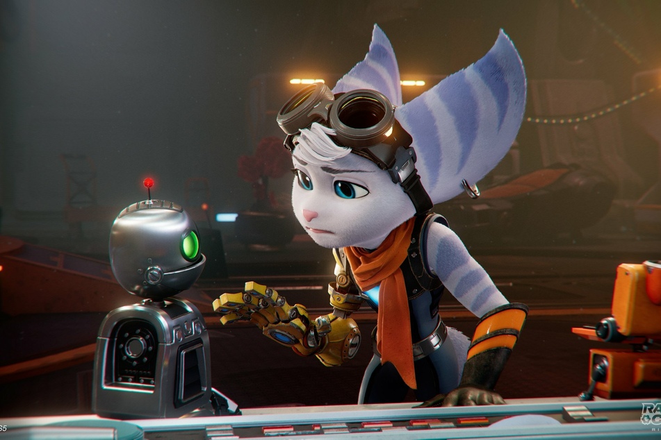Rivet ist die neue spielbare Heldin im Team. Zusammen mit Clank versucht sie, Ordnung in das ganze Universums-Chaos zu bringen.