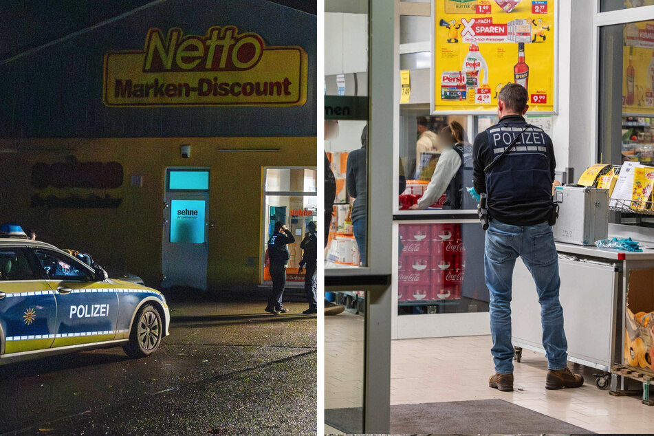 Bewaffneter Raubüberfall auf Netto: Täter auf der Flucht!