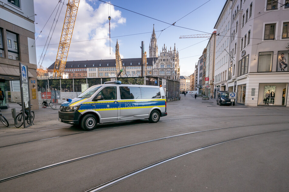 In München sind derzeit kaum Menschen auf der Straße.