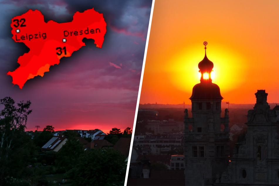Unwettergefahr! Erst Gewitter, dann Hitze am Wochenende in Sachsen