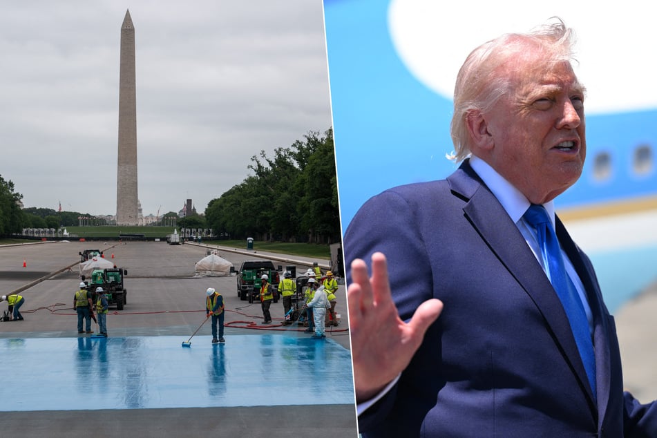 Trump orders swimming pool-style surface be added to DC's Reflecting Pool