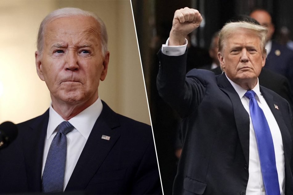 President Joe Biden blasted his Republican rival Donald Trump as a "convicted felon" during a campaign fundraiser in Connecticut.
