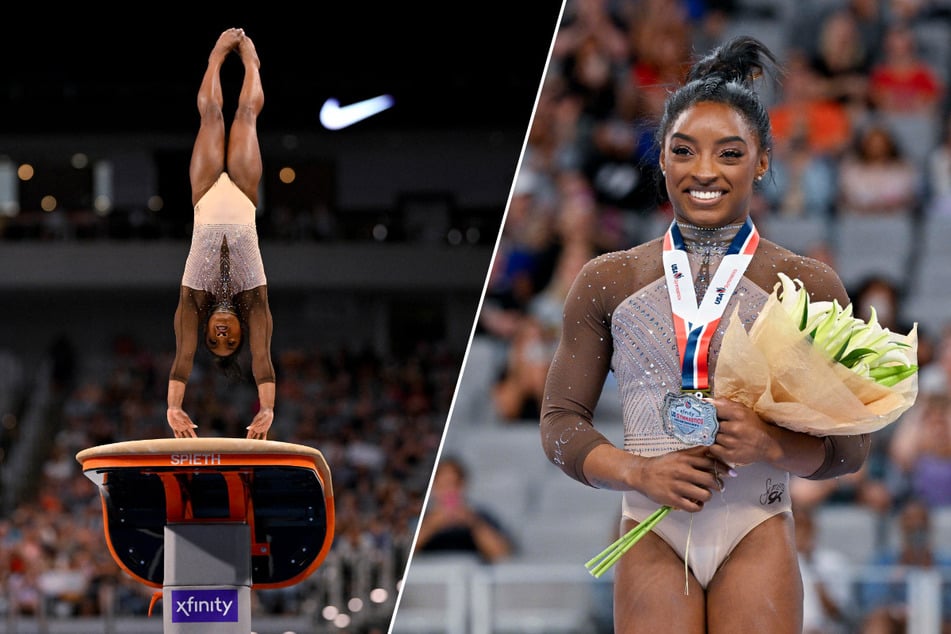 Simone Biles continues Olympic build-up with major US gymnastics win