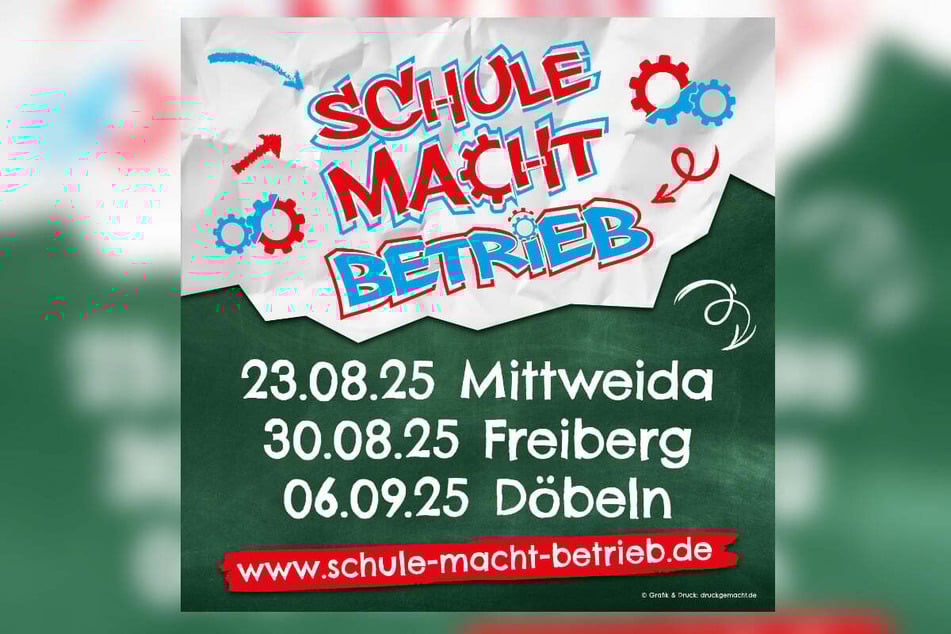 Merkt Euch unbedingt die Messe-Termine in Mittweida, Freiberg und Döbeln vor.