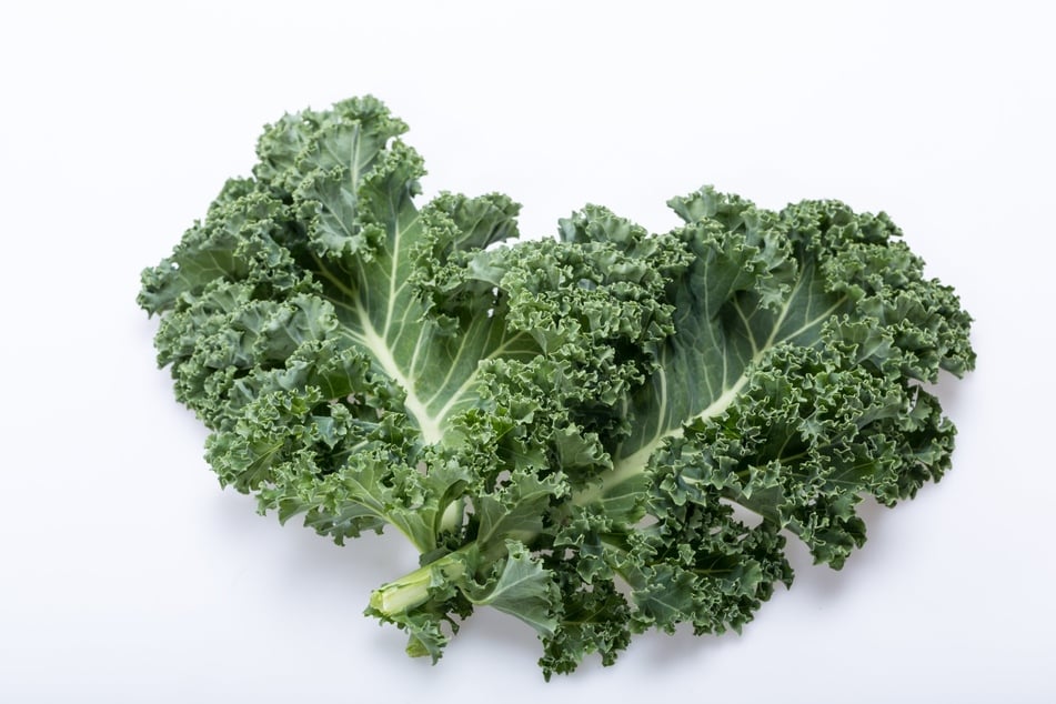 When their mothers ate capsules filled with kale, their unborn babies looked like they were crying (stock image).
