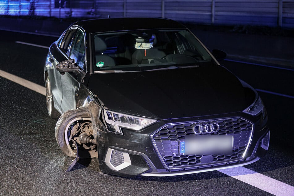 Auch an dem Audi entstand ein Sachschaden.