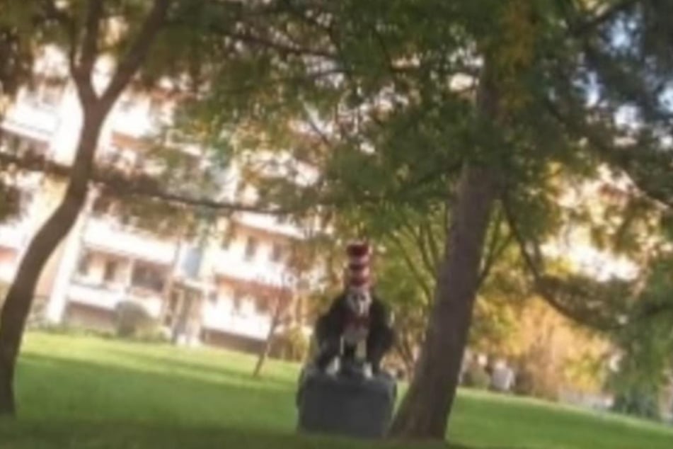 Anwohner wollen den Katzenmann vor Wohngebäuden in Gorbitz und in der Nähe des Erlebnisbads Elbamare gesehen haben.