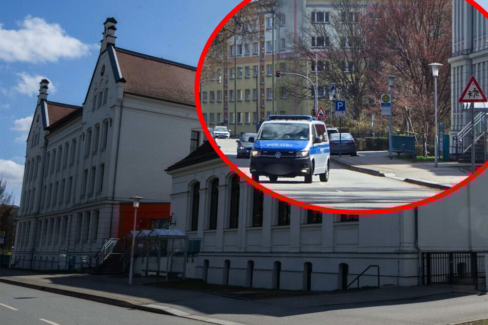 Polizeieinsatz an Zittauer Oberschule: Schmierfink droht mit Straftaten