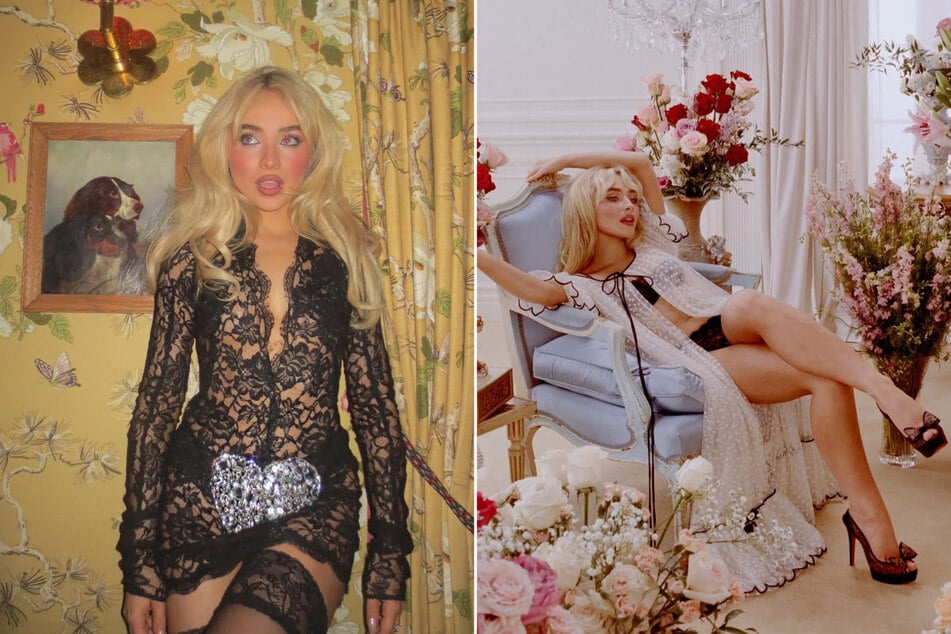 Sabrina Carpenter flaunts coquette style in new alternate cover for Man's Best Friend