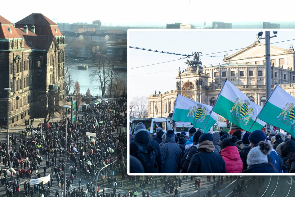 Dresden: Nazis kapern Bauern-Proteste: "Freie Sachsen" wollen am Carolaplatz kampieren