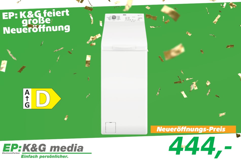 AEG-Waschmaschine für 444 Euro.