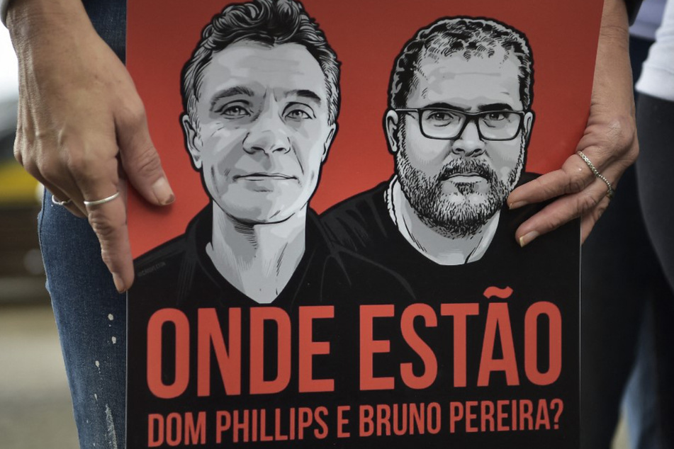 Unterstützer machten öffentlich auf das ungeklärte Schicksal von Dom Philipps und Bruno Pereira aufmerksam.