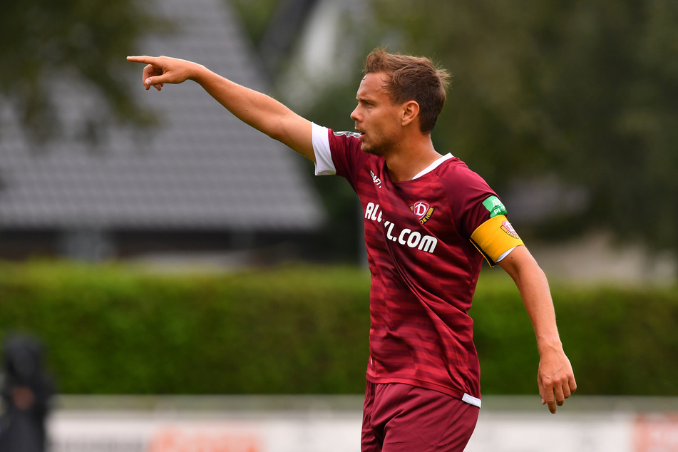 Chris Löwe stieg mit Dynamo in der vergangenen Saison ab, kämpft nun um den direkten Wiederaufstieg.