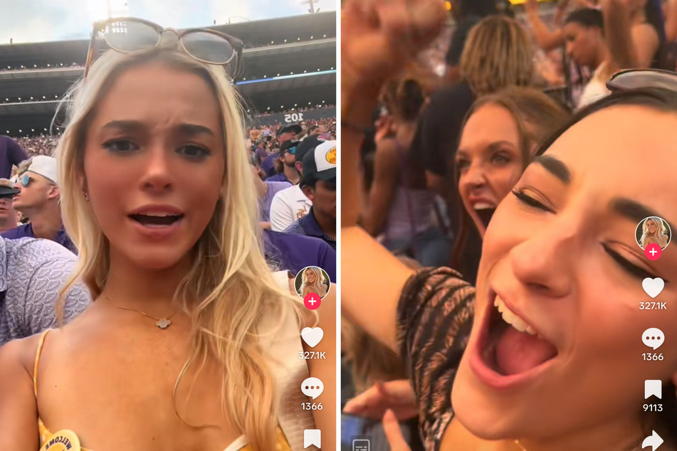 In a hilarious TikTok video, Olivia Dunne sought validation from thousands of screaming LSU football fans who seemingly agreed with her silly antics.