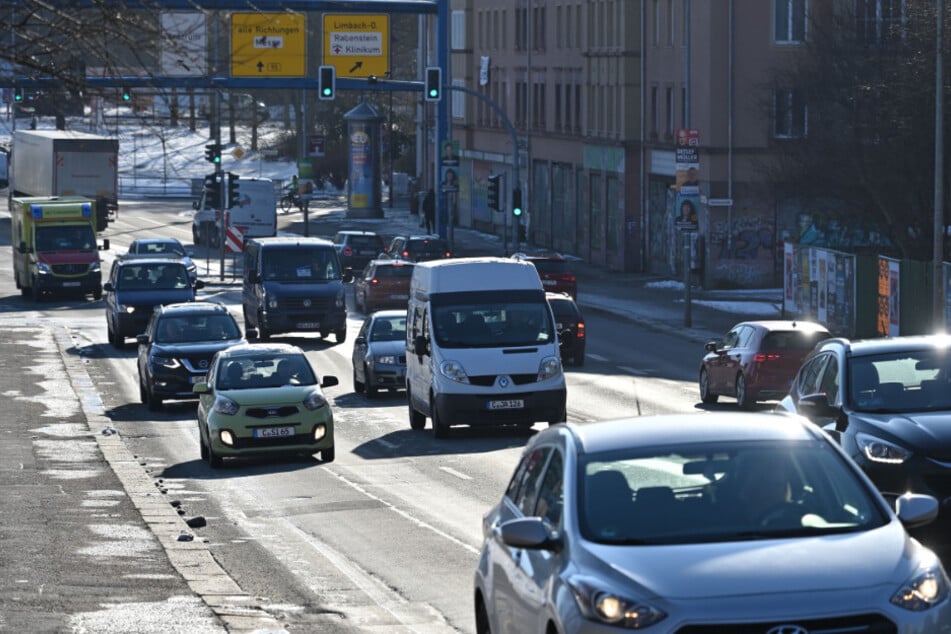 Auf der Leipziger Straße in Chemnitz gibt es bisher keinen Radweg.