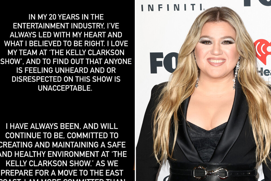 Kelly Clarkson has responded on Twitter to claims that her show's workplace is toxic.