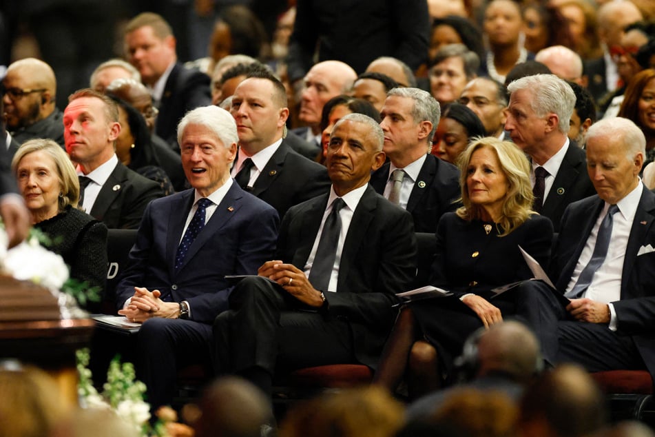 Obama, Clinton, and Biden gather at Jesse Jackson memorial service in Chicago