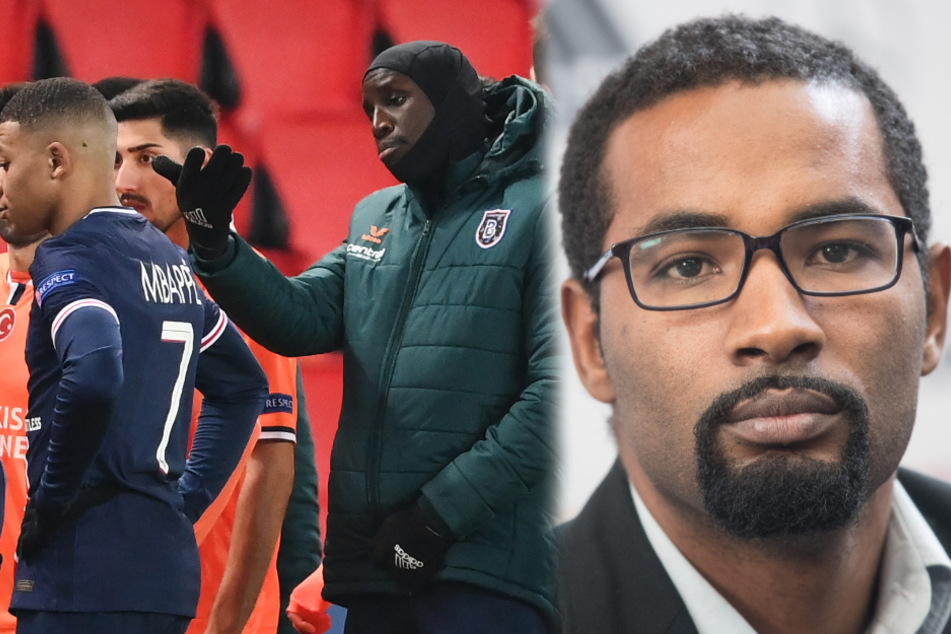 Der DFB-Integrationsbeauftragte Cacau (39, r.) verurteilt den rassistischen Vorfall beim Champions-League-Spiel zwischen PSG und Basaksehir. (Fotomontage)