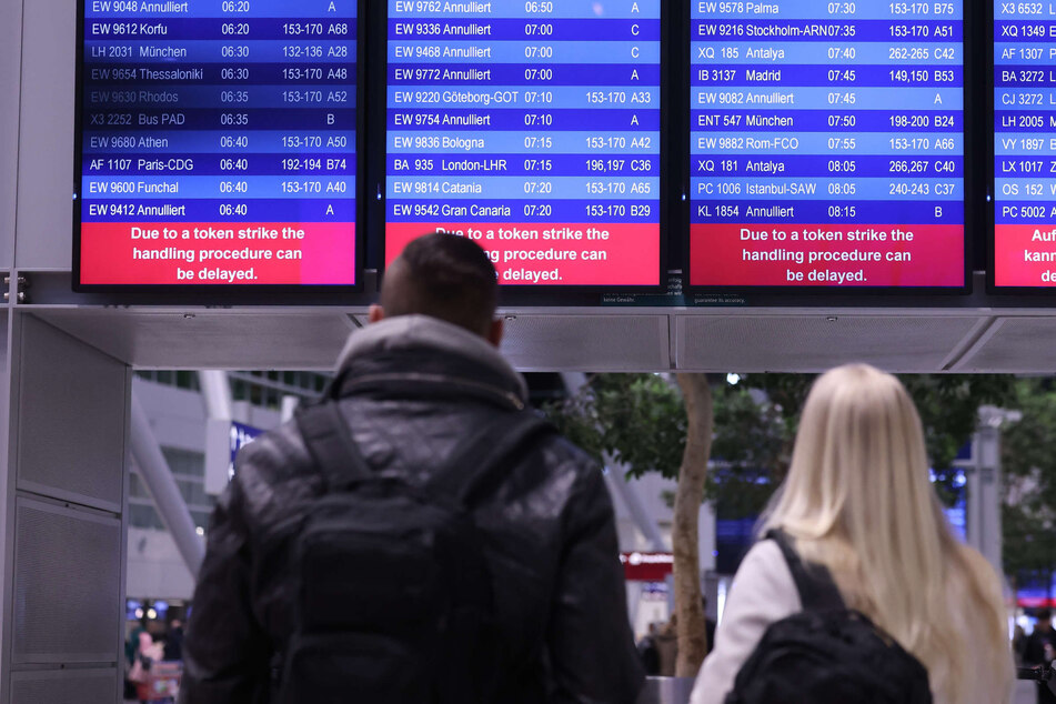 Streiks in NRW: Erneut Ausfälle an den größten Flughäfen
