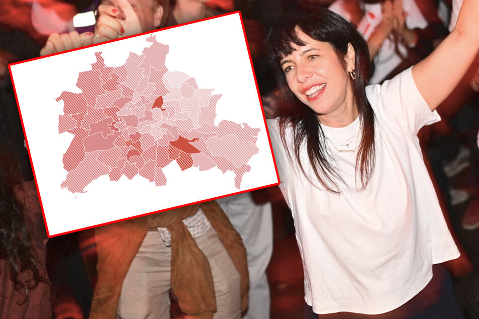 Berlin-Wahl live: Clan-Chef feiert bei den Linken mit, Grüne verlieren Berliner Hochburg