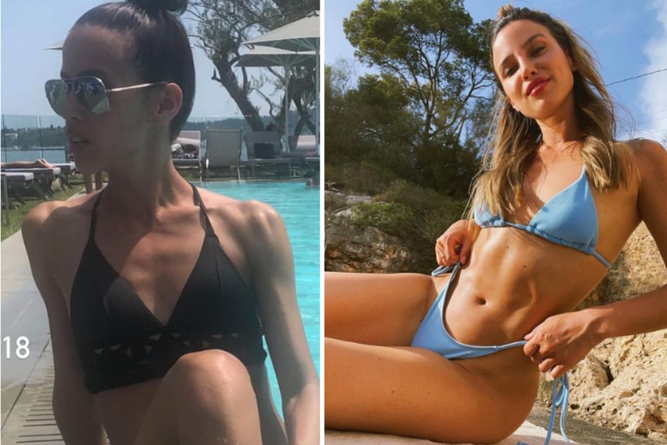 Alexandra Fonsatti (29) zeigte bei Instagram Fotos aus dem Jahr 2018 (l.) und jetzt.