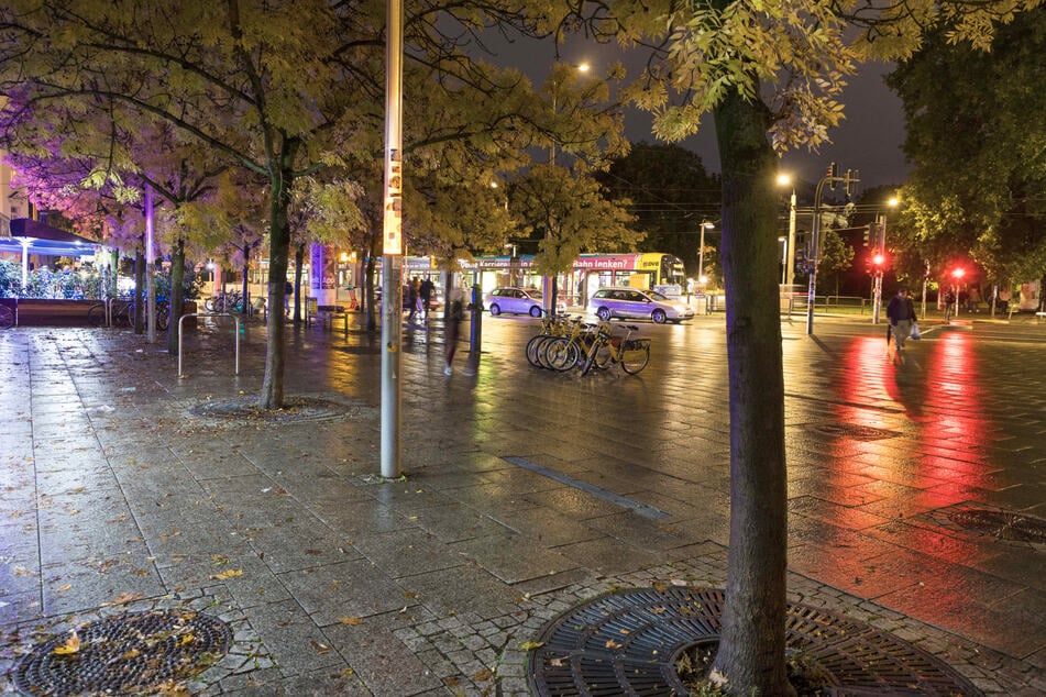 Die Gegend rund um den Albertplatz zählt laut Polizei zu einem der Kriminalitätsbrennpunkte in Dresden.