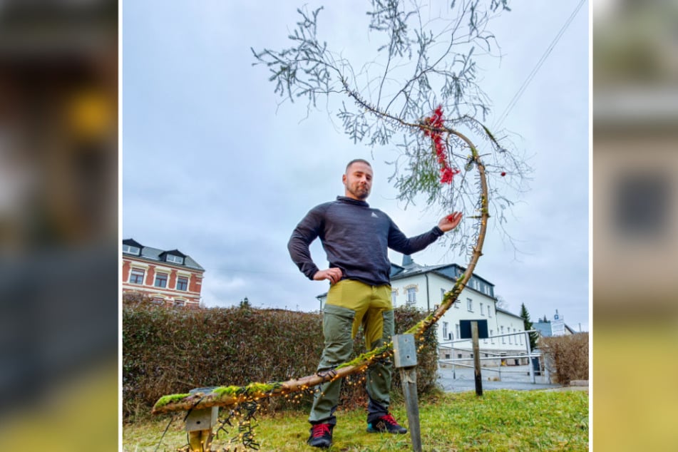 Tim Baumann (41) rechnet sich mit seiner "Krummhild" große Chancen aus.