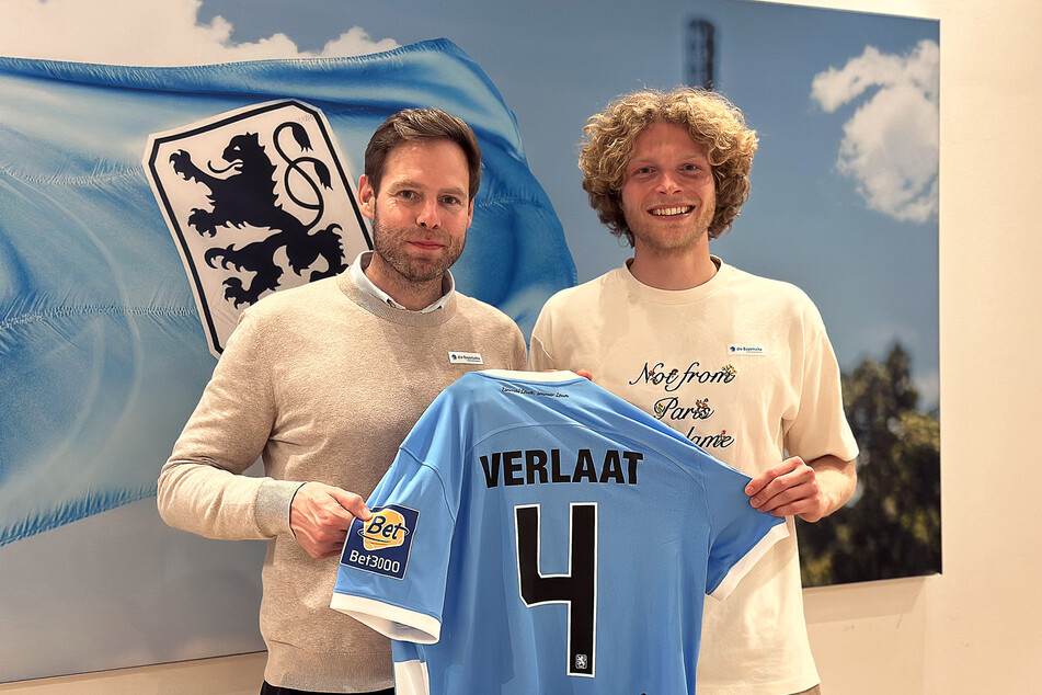 Sportchef Dr. Christian Werner (42, l.) freut sich, dass Jesper Verlaat (27) bei den Löwen bleibt.