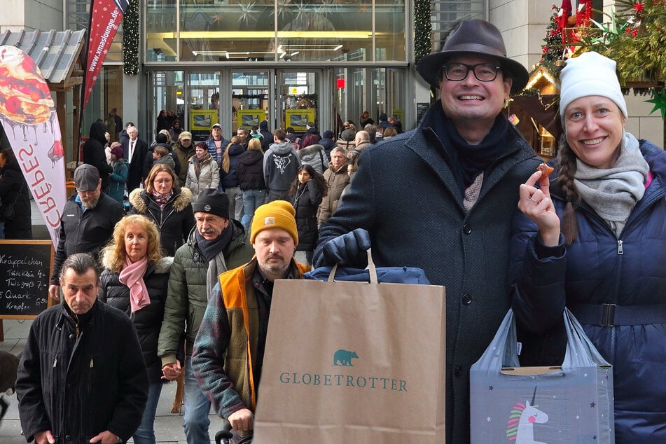 Dresden: Auf die Plätze, fertig ... Shopping! Sonntagsöffnung sorgt für eine volle Innenstadt