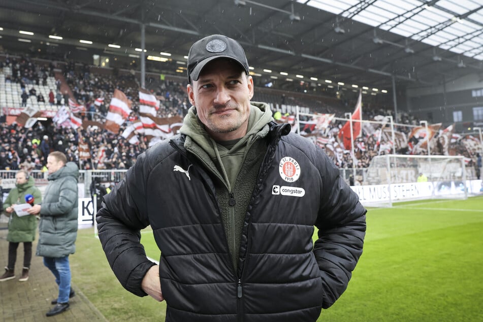 FCSP-Trainer Alexander Blessin (52) will, dass seine Mannschaft der Aussage von Leverkusen-Kapitän Robert Andrich (31) im Liga-Spiel trotzt.