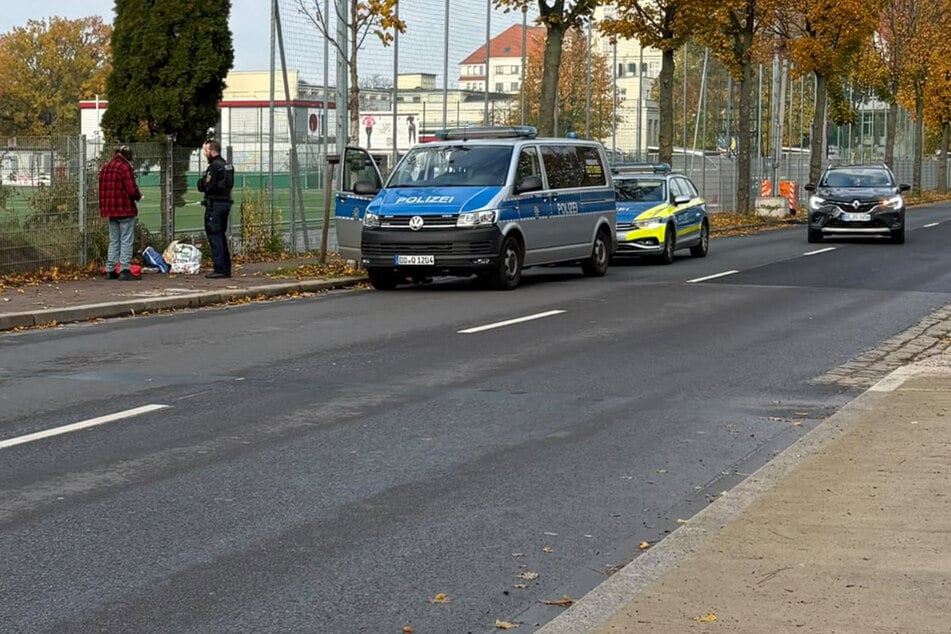 Auf der Breitscheidstraße machten Polizisten am Donnerstagvormittag einen Einbrecher dingfest.