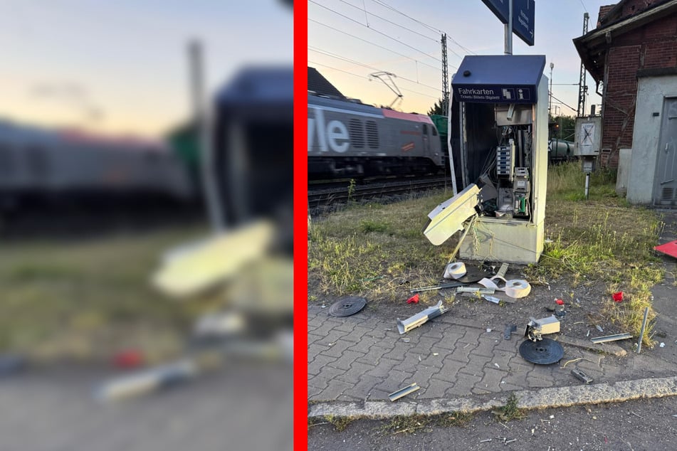 Explosion im Bördekreis: Täter sprengen Fahrkartenautomaten