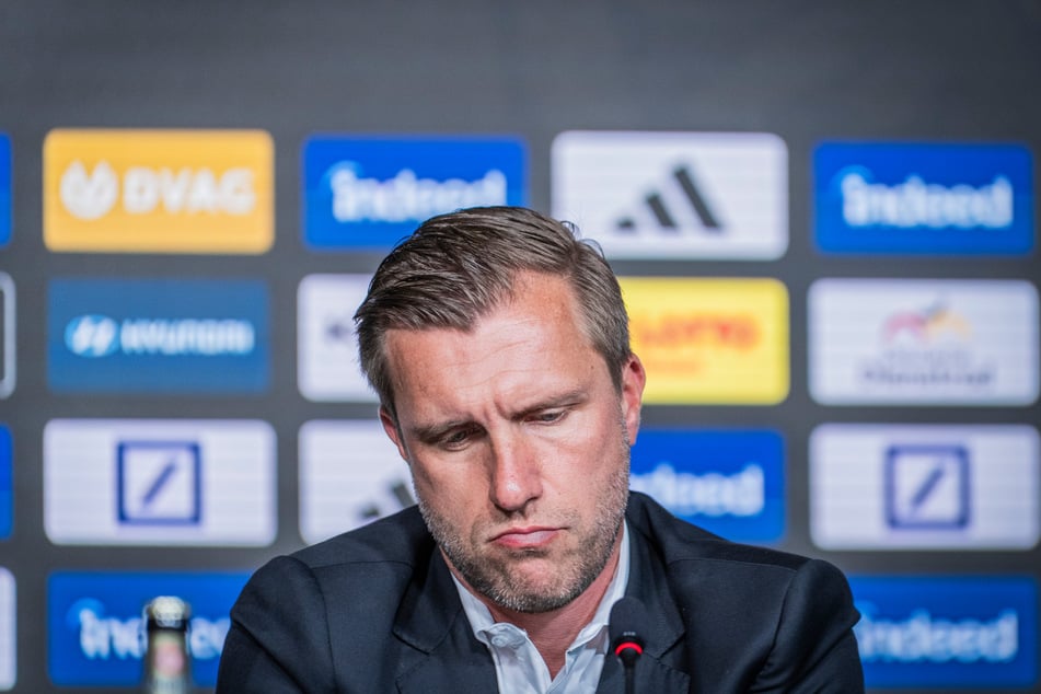 Markus Krösche (45) wollte sich nach dem Bundesligaauftakt der Eintracht in Berlin nicht zu den Trennungsgerüchten äußern. (Archivbild)