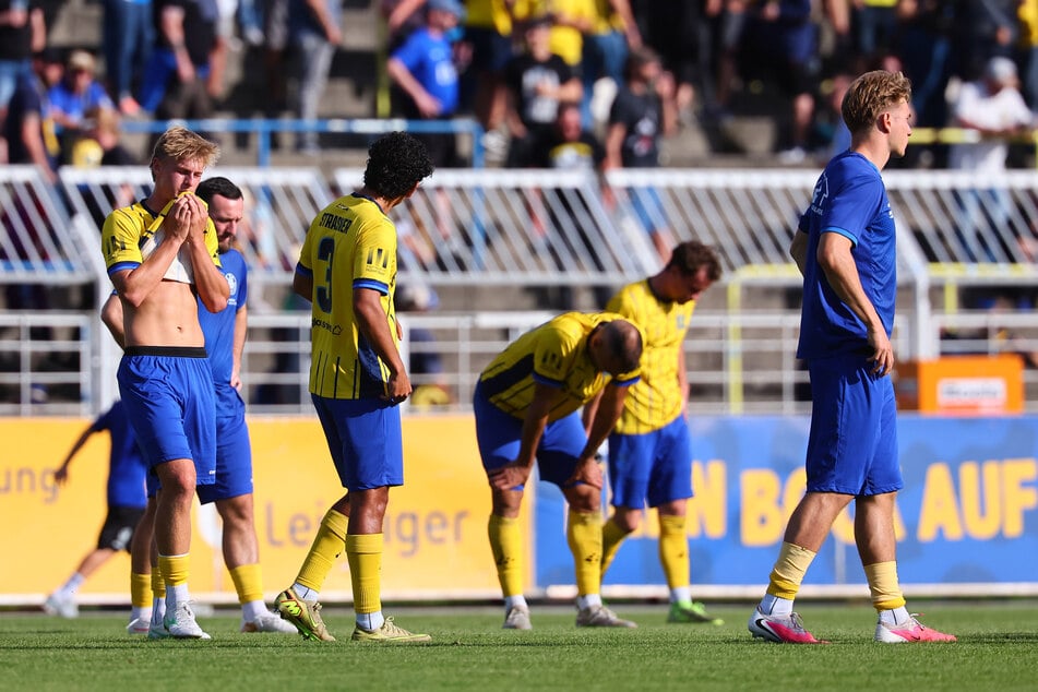 Die Spieler waren verständlicherweise niedergeschlagen.