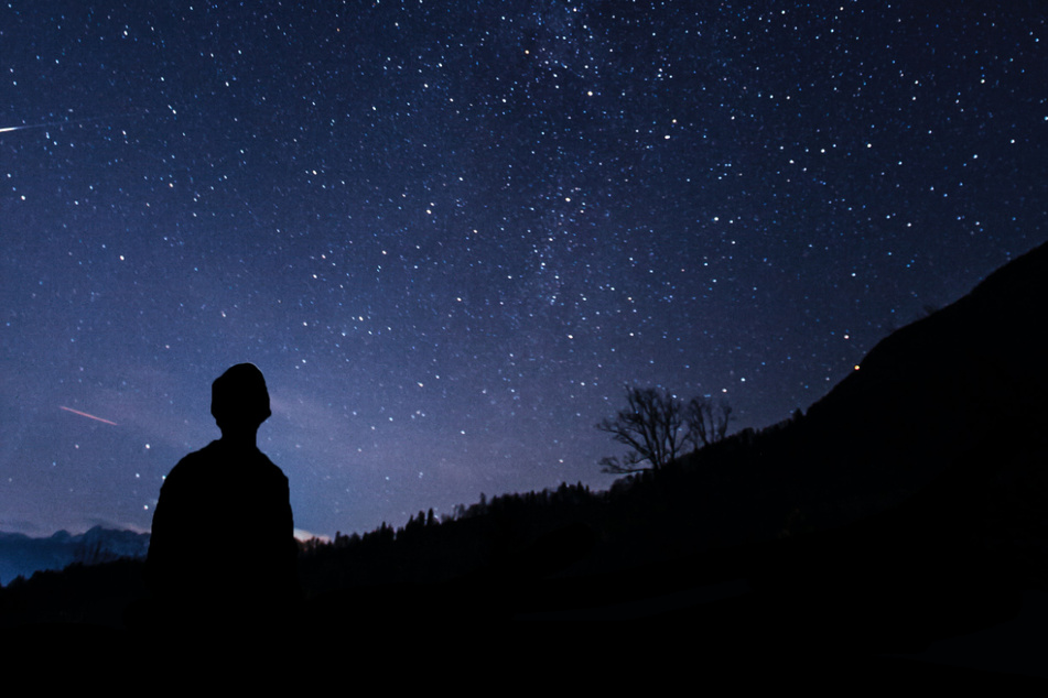 If you feel your anxiety rising, head outside to take in some fresh air and gaze at the stars.