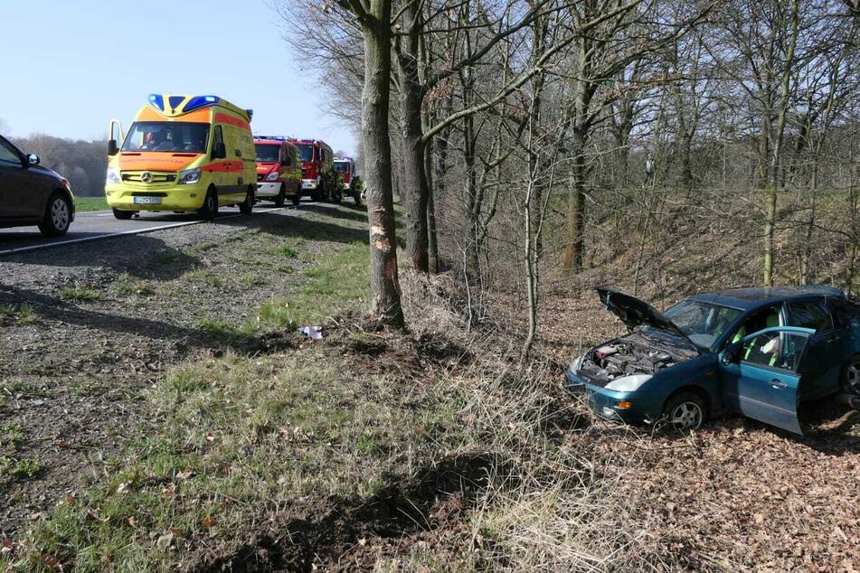 Die 22-jährige Fahrerin wurde verletzt.