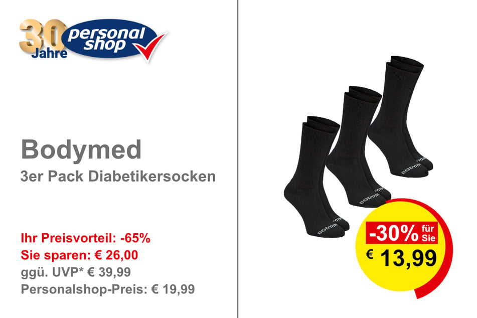 Bodymed 3er Pack Diabetikersocken