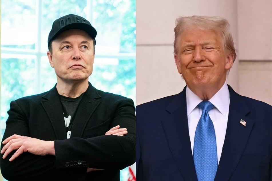 Elon Musk (l.) had a major falling out with President Donald Trump earlier this year.