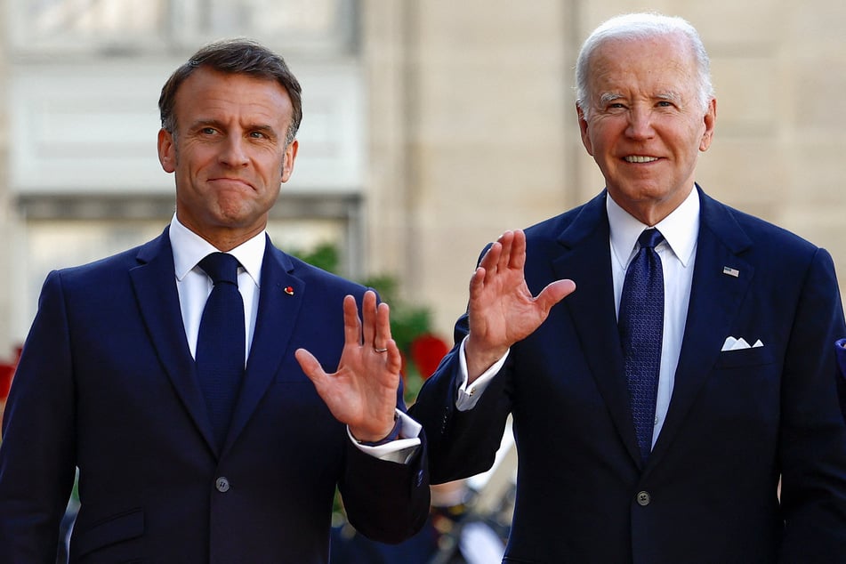 Biden vows US is "standing strong" with Ukraine on France state visit