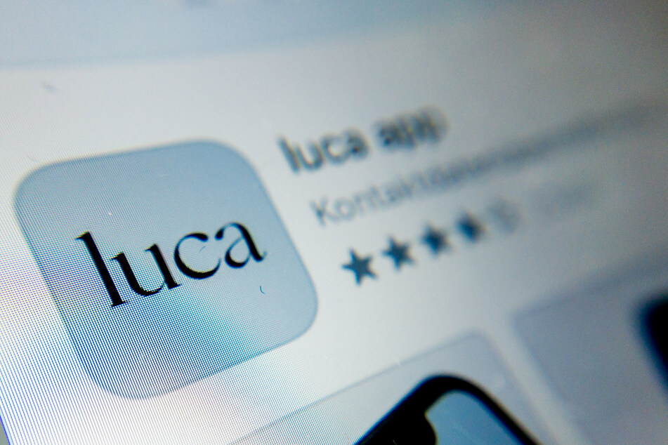 Das Symbol der Luca-App ist auf einem Smartphone zu sehen. Die App dient der Datenbereitstellung für eine mögliche Kontaktpersonennachverfolgung.