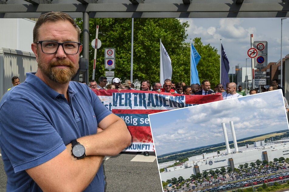 Familien bangen um ihre Existenzen: Katerstimmung und Wut am Zwickauer VW-Werkstor