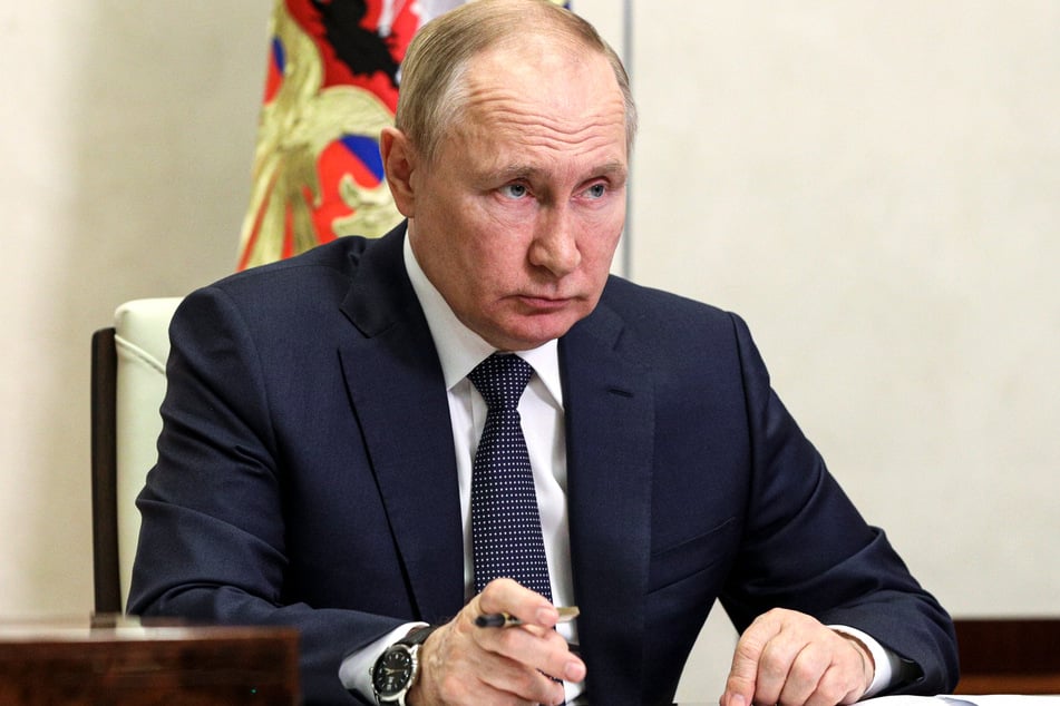 Russlands Präsident Wladimir Putin (69) bei einer Videokonferenz am 18. Juli.