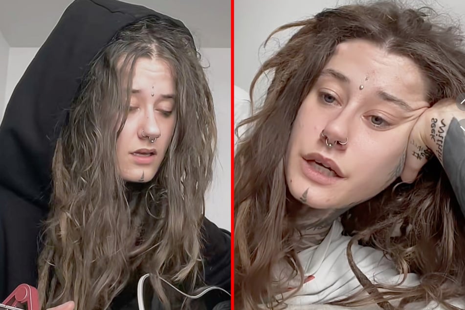 Ceci Hammer has covered her entire body in modifications and tattoos, including a pair of horns embedded into her forehead.