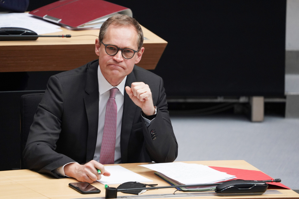 Michael Müller bei einer Plenarsitzung des Berliner Abgeordnetenhauses.