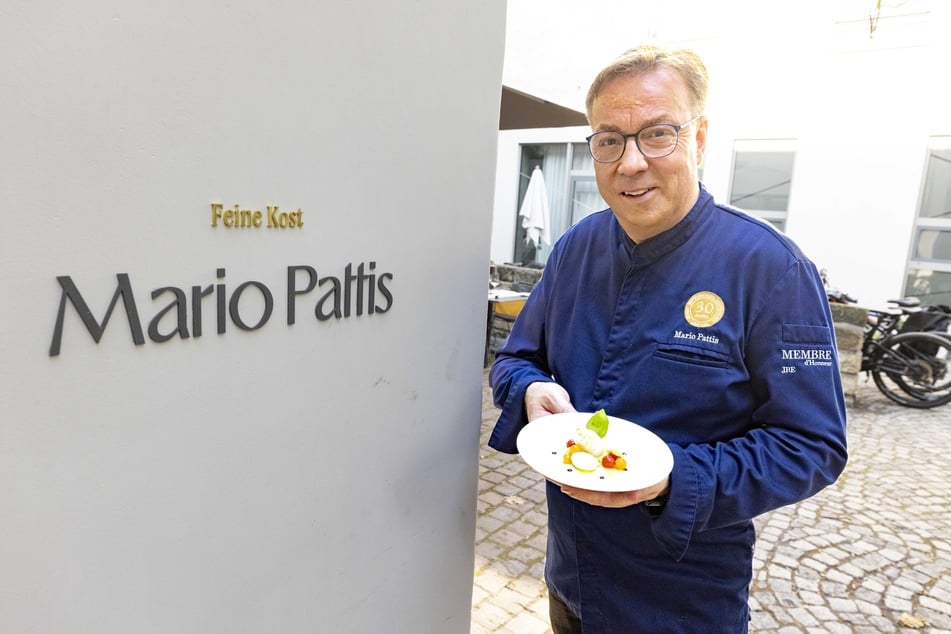 Mario Pattis (55) hat sich den Traum vom kleinen, feinen Restaurant erfüllt. Bis Ende 2026 betreibt er außerdem das "e-Vitrum" in der Gläsernen Manufaktur.